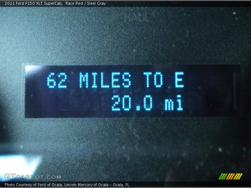 Race Red / Steel Gray 2011 Ford F150 XLT SuperCab