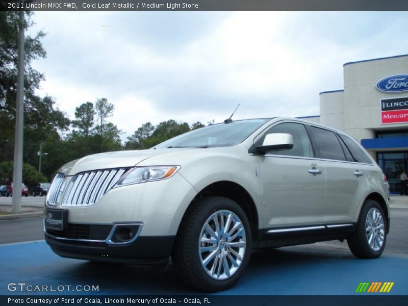 Gold Leaf Metallic / Medium Light Stone 2011 Lincoln MKX FWD