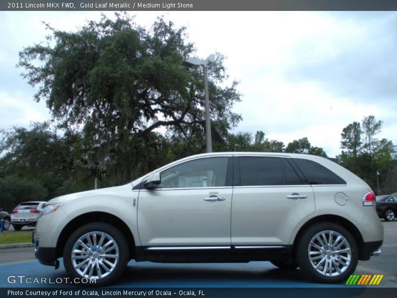 Gold Leaf Metallic / Medium Light Stone 2011 Lincoln MKX FWD