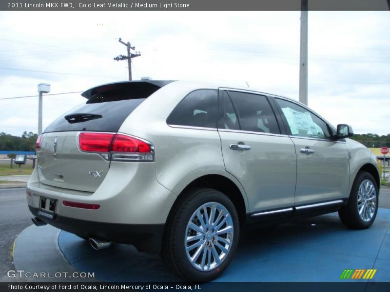 Gold Leaf Metallic / Medium Light Stone 2011 Lincoln MKX FWD