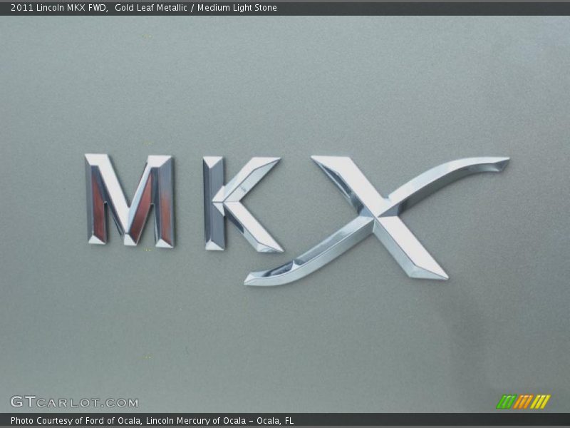 Gold Leaf Metallic / Medium Light Stone 2011 Lincoln MKX FWD