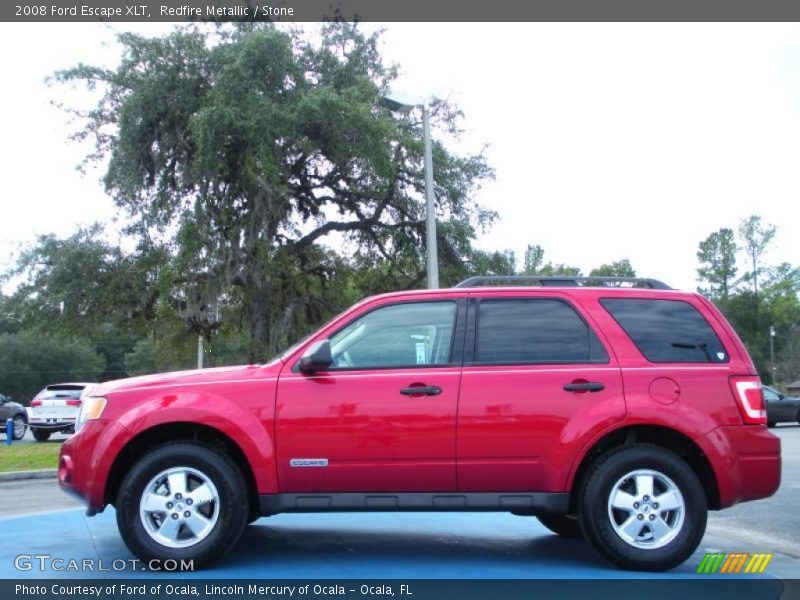 Redfire Metallic / Stone 2008 Ford Escape XLT