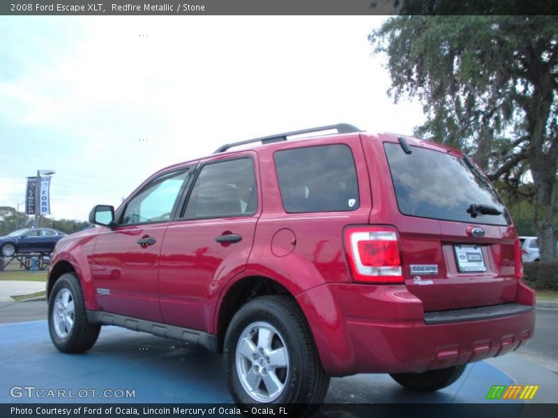 Redfire Metallic / Stone 2008 Ford Escape XLT