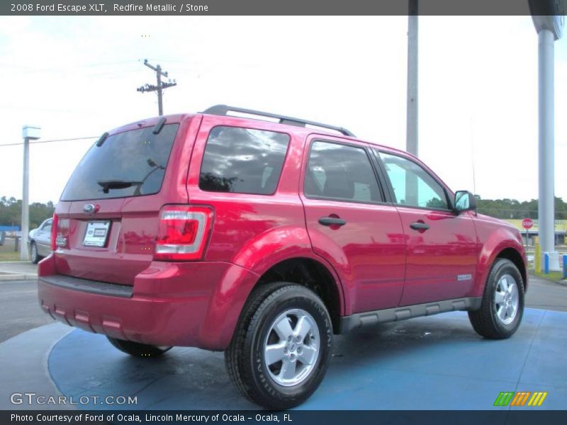 Redfire Metallic / Stone 2008 Ford Escape XLT