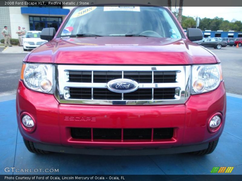 Redfire Metallic / Stone 2008 Ford Escape XLT