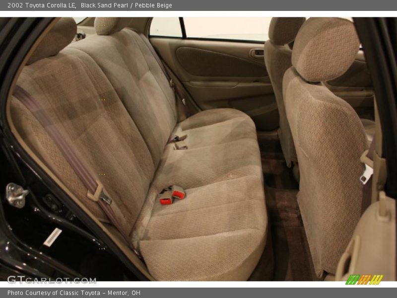 Black Sand Pearl / Pebble Beige 2002 Toyota Corolla LE