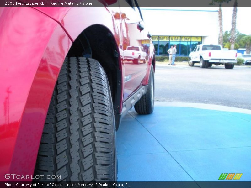 Redfire Metallic / Stone 2008 Ford Escape XLT