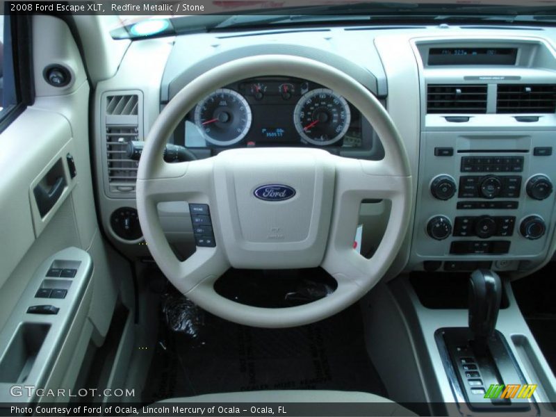 Redfire Metallic / Stone 2008 Ford Escape XLT