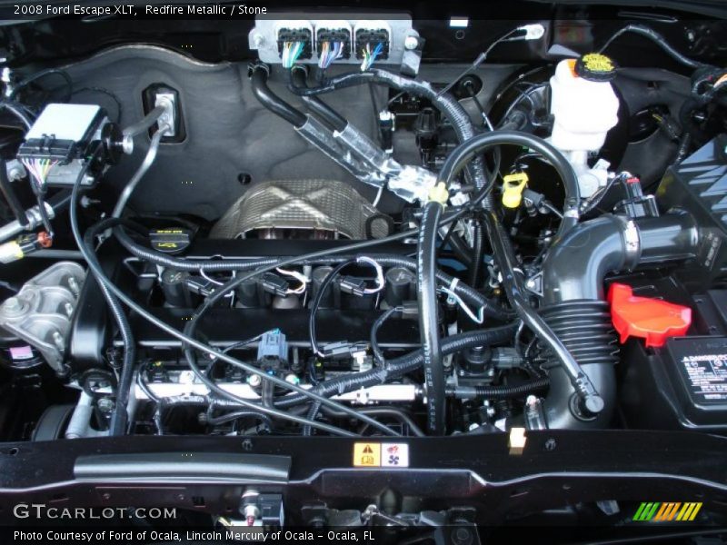 Redfire Metallic / Stone 2008 Ford Escape XLT