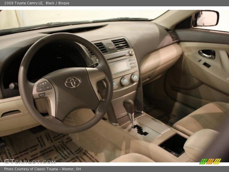 Black / Bisque 2009 Toyota Camry LE