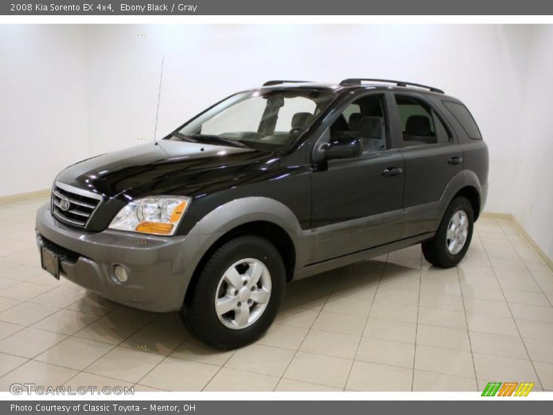 Ebony Black / Gray 2008 Kia Sorento EX 4x4