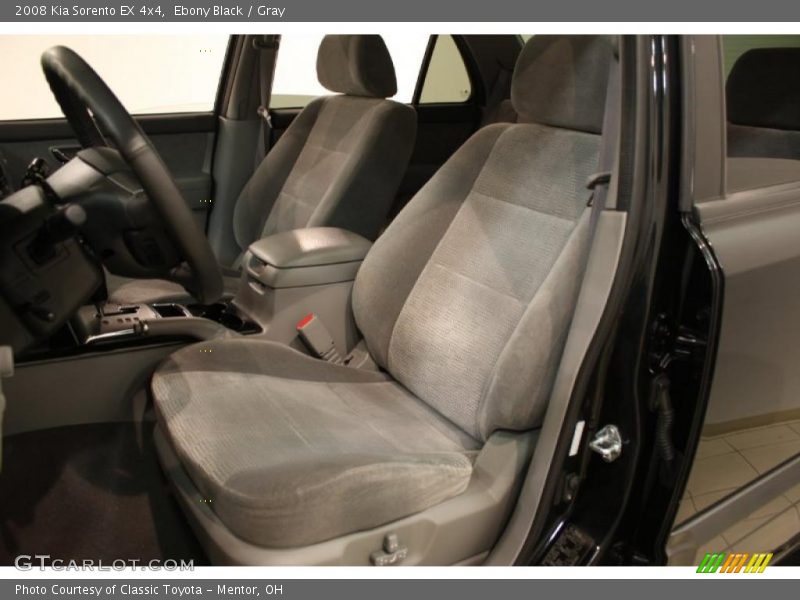 Ebony Black / Gray 2008 Kia Sorento EX 4x4