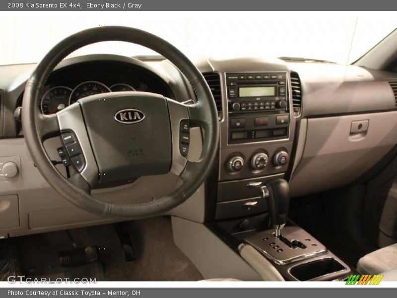 Ebony Black / Gray 2008 Kia Sorento EX 4x4