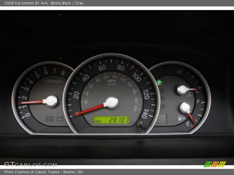  2008 Sorento EX 4x4 EX 4x4 Gauges