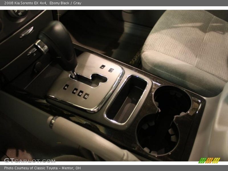 Ebony Black / Gray 2008 Kia Sorento EX 4x4