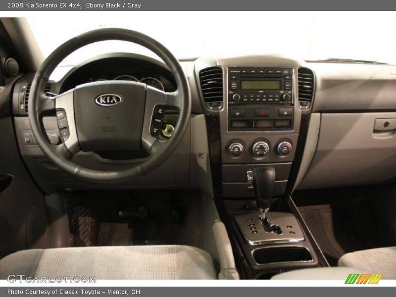 Ebony Black / Gray 2008 Kia Sorento EX 4x4