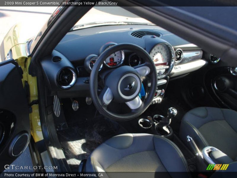 Interchange Yellow / Black/Grey 2009 Mini Cooper S Convertible