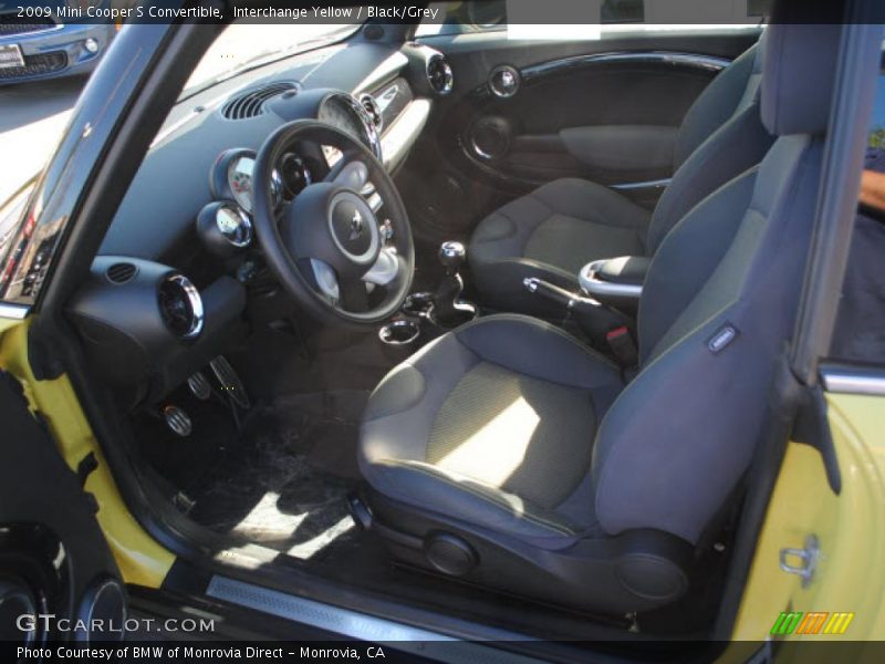 Interchange Yellow / Black/Grey 2009 Mini Cooper S Convertible