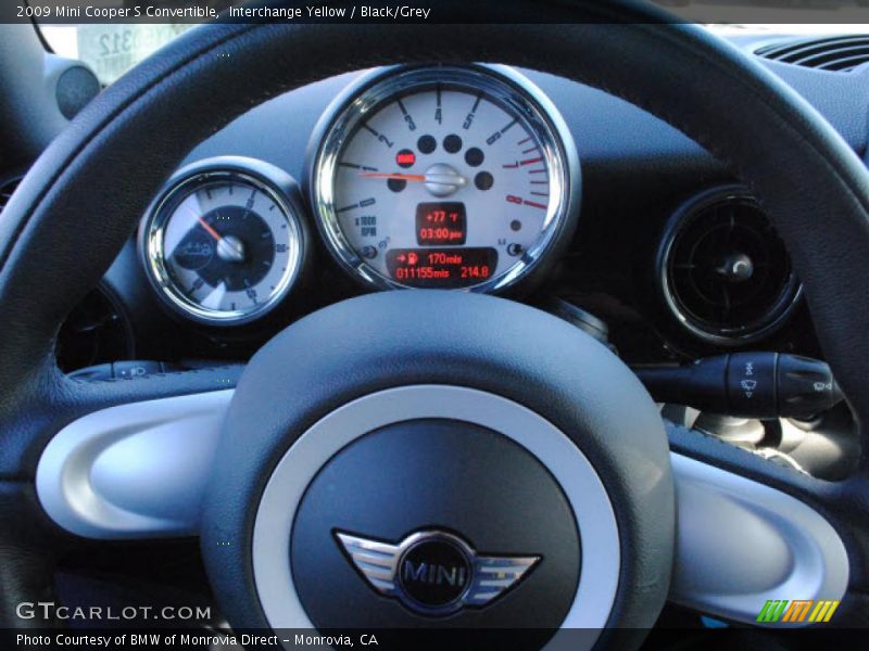 Interchange Yellow / Black/Grey 2009 Mini Cooper S Convertible