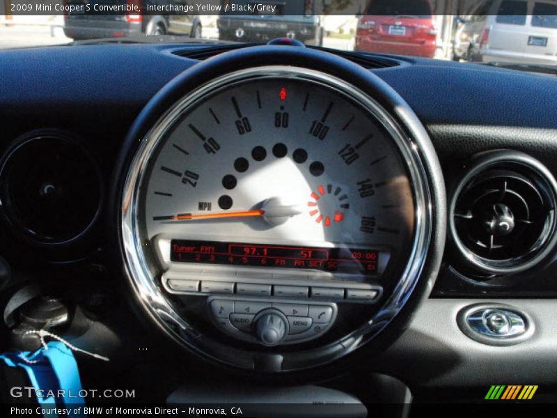 Interchange Yellow / Black/Grey 2009 Mini Cooper S Convertible