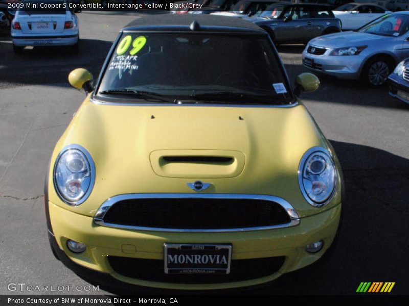 Interchange Yellow / Black/Grey 2009 Mini Cooper S Convertible