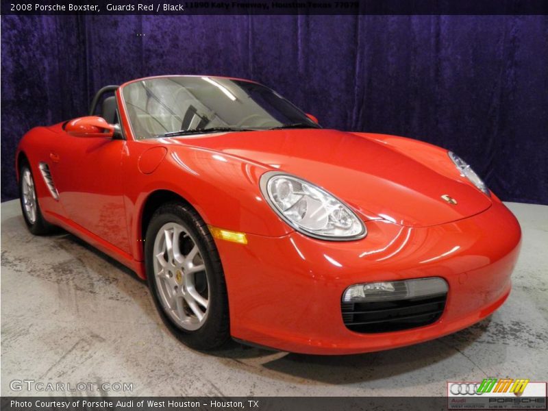 Guards Red / Black 2008 Porsche Boxster