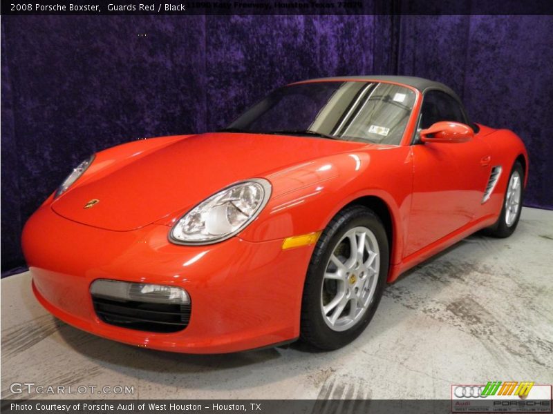 Guards Red / Black 2008 Porsche Boxster