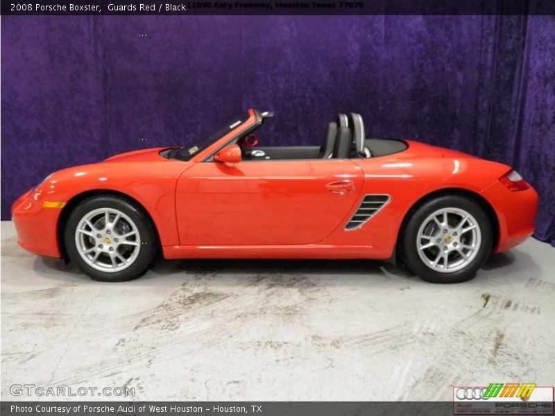 Guards Red / Black 2008 Porsche Boxster