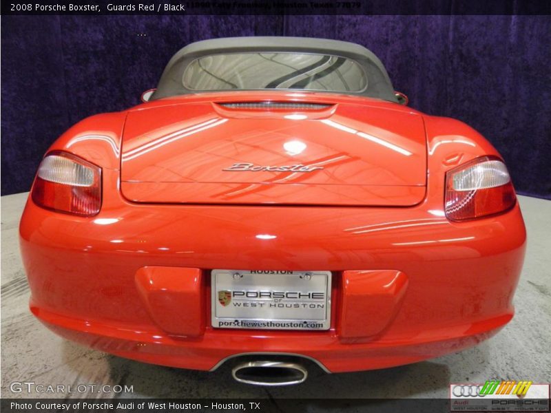 Guards Red / Black 2008 Porsche Boxster