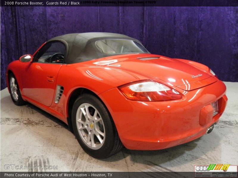 Guards Red / Black 2008 Porsche Boxster