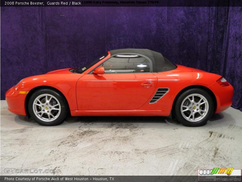 Guards Red / Black 2008 Porsche Boxster