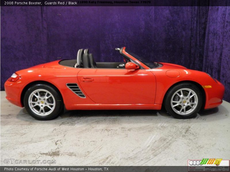 Guards Red / Black 2008 Porsche Boxster