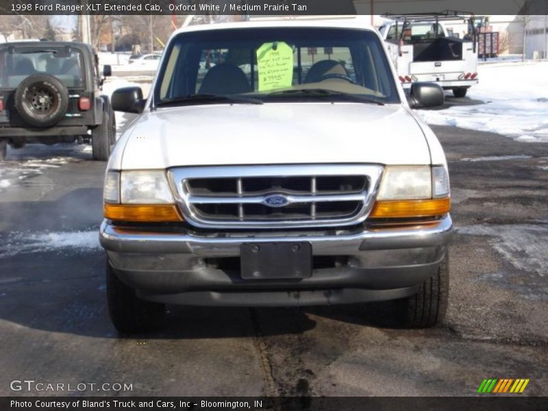 Oxford White / Medium Prairie Tan 1998 Ford Ranger XLT Extended Cab