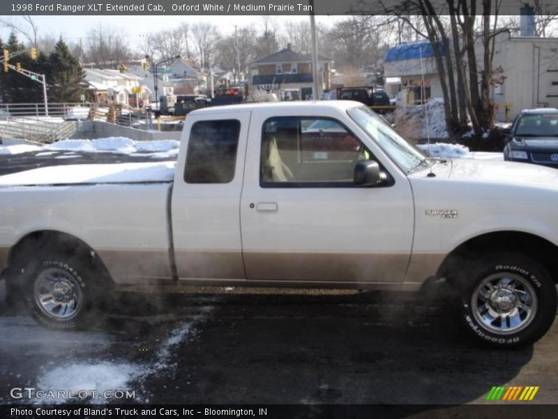 Oxford White / Medium Prairie Tan 1998 Ford Ranger XLT Extended Cab