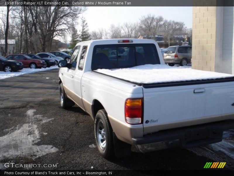Oxford White / Medium Prairie Tan 1998 Ford Ranger XLT Extended Cab