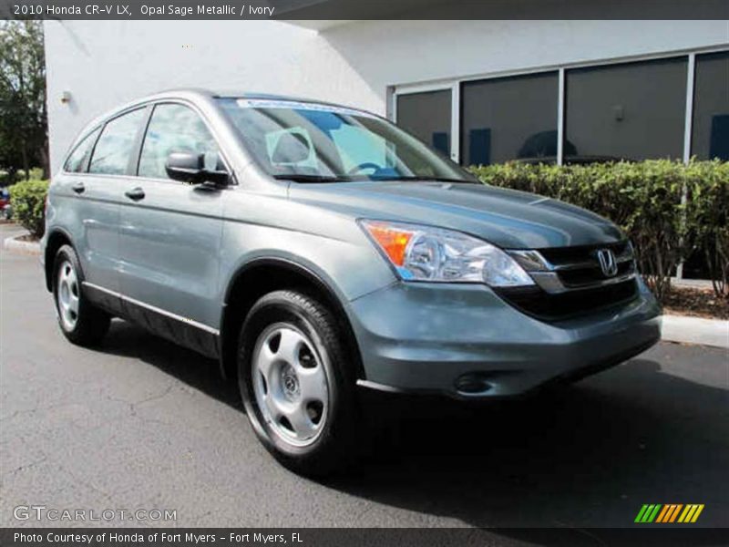 Opal Sage Metallic / Ivory 2010 Honda CR-V LX