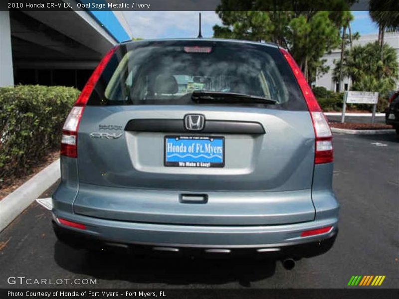Opal Sage Metallic / Ivory 2010 Honda CR-V LX