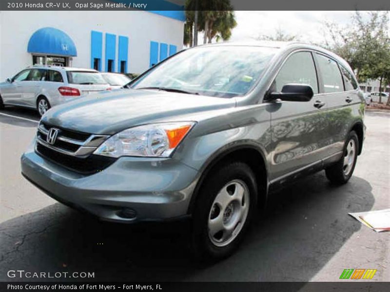 Opal Sage Metallic / Ivory 2010 Honda CR-V LX