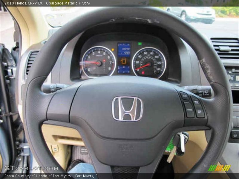 Opal Sage Metallic / Ivory 2010 Honda CR-V LX