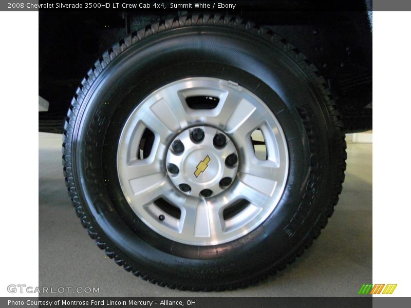 Summit White / Ebony 2008 Chevrolet Silverado 3500HD LT Crew Cab 4x4