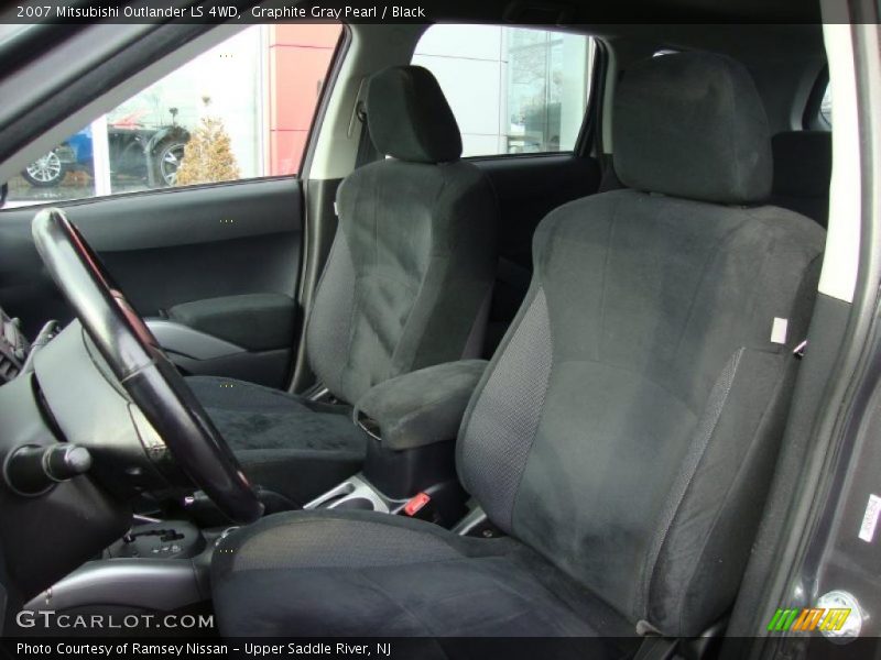 Graphite Gray Pearl / Black 2007 Mitsubishi Outlander LS 4WD