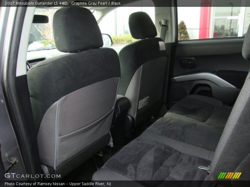 Graphite Gray Pearl / Black 2007 Mitsubishi Outlander LS 4WD