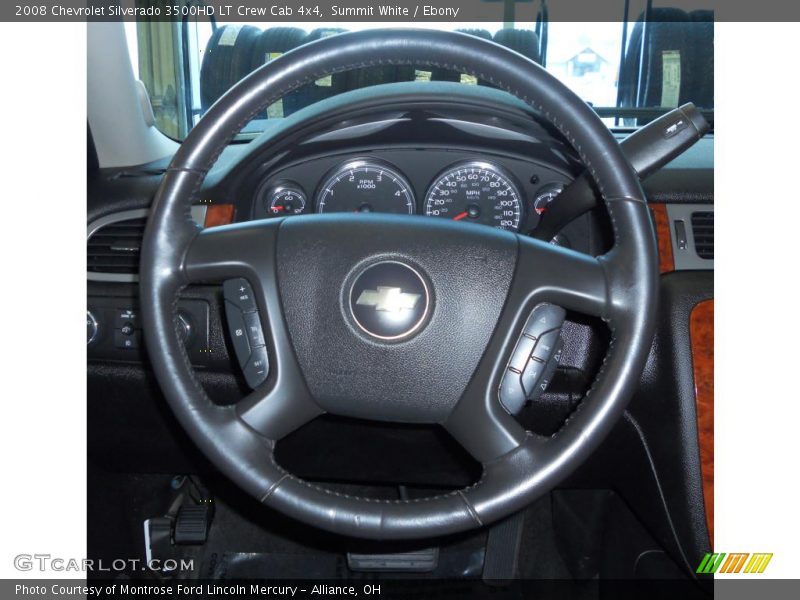 Summit White / Ebony 2008 Chevrolet Silverado 3500HD LT Crew Cab 4x4