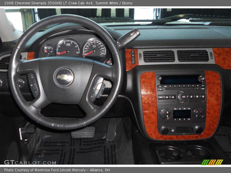 Summit White / Ebony 2008 Chevrolet Silverado 3500HD LT Crew Cab 4x4