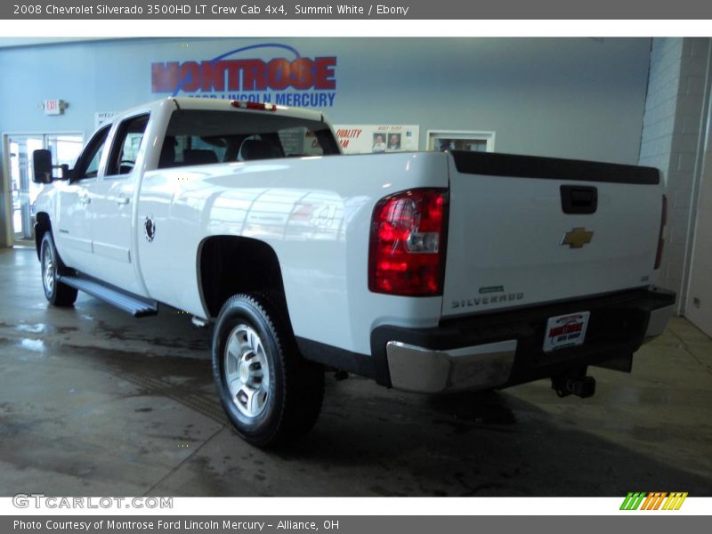 Summit White / Ebony 2008 Chevrolet Silverado 3500HD LT Crew Cab 4x4