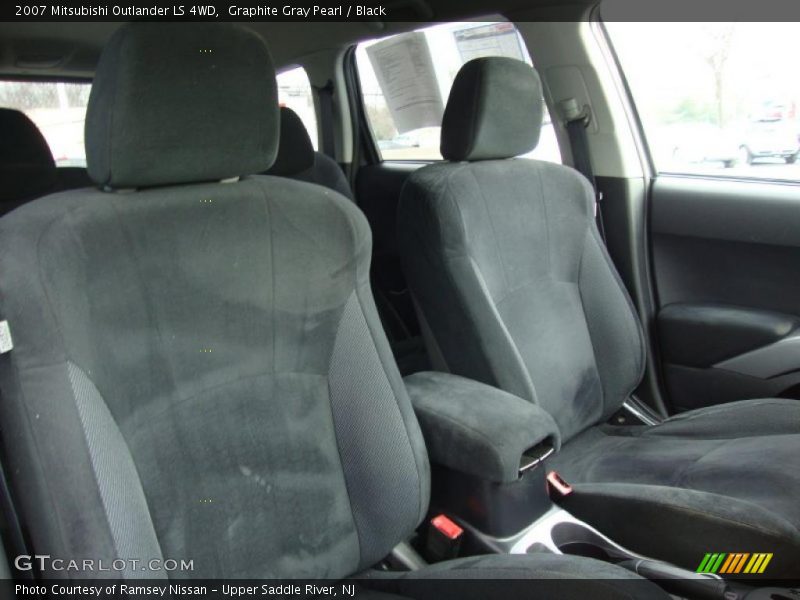 Graphite Gray Pearl / Black 2007 Mitsubishi Outlander LS 4WD