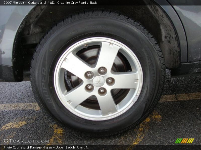Graphite Gray Pearl / Black 2007 Mitsubishi Outlander LS 4WD