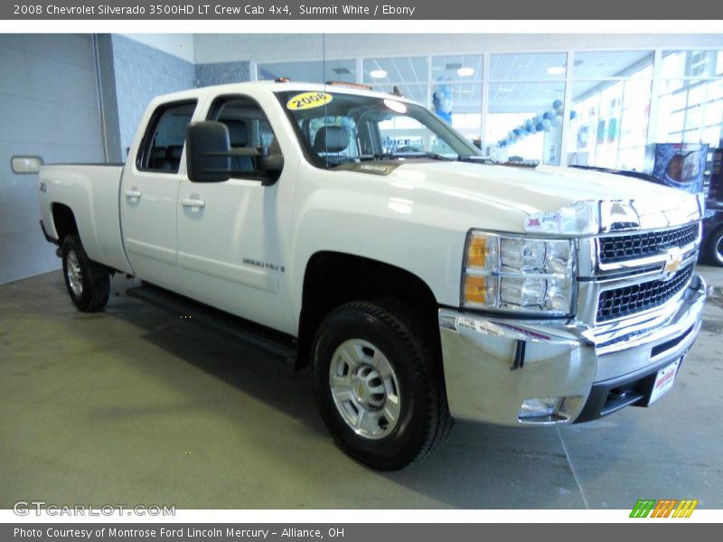 Summit White / Ebony 2008 Chevrolet Silverado 3500HD LT Crew Cab 4x4