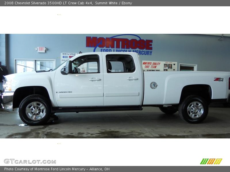 Summit White / Ebony 2008 Chevrolet Silverado 3500HD LT Crew Cab 4x4