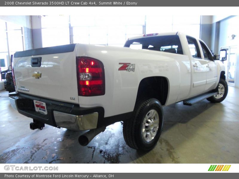 Summit White / Ebony 2008 Chevrolet Silverado 3500HD LT Crew Cab 4x4